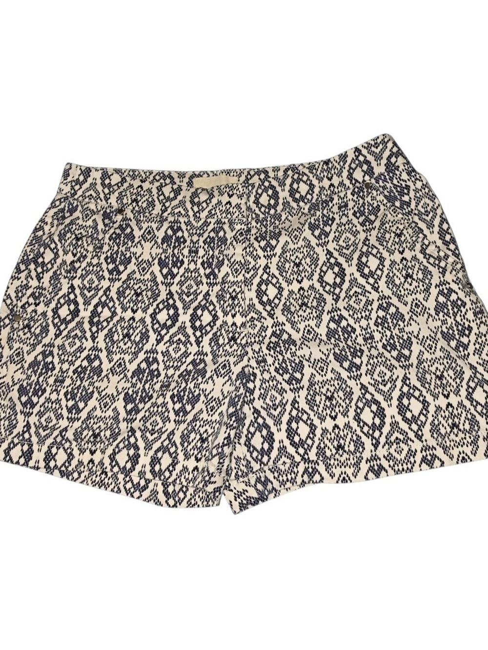 Dept 222 White Blue Shorts Size 8
